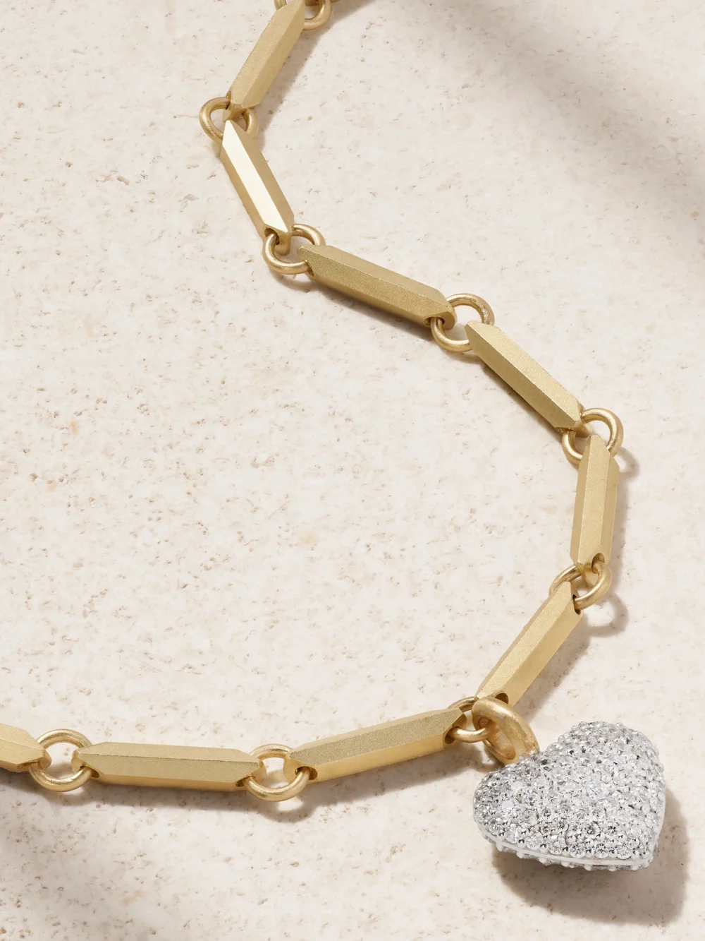 Irene Neuwirth 18-karat Yellow and White Gold Diamond Necklace