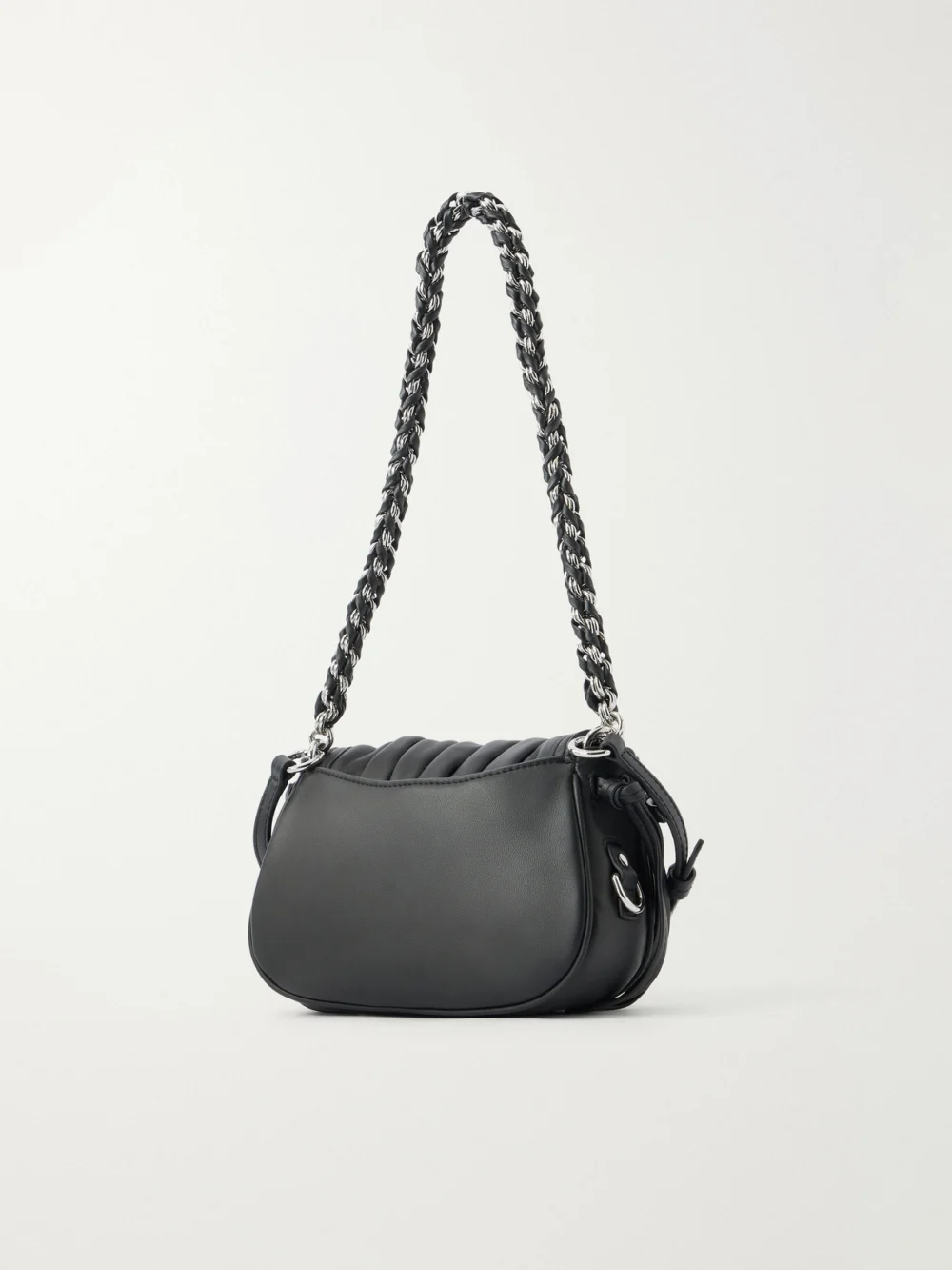 Back view of the Isabel Marant Bolton Embellished Gathered Leather Shoulder Bag