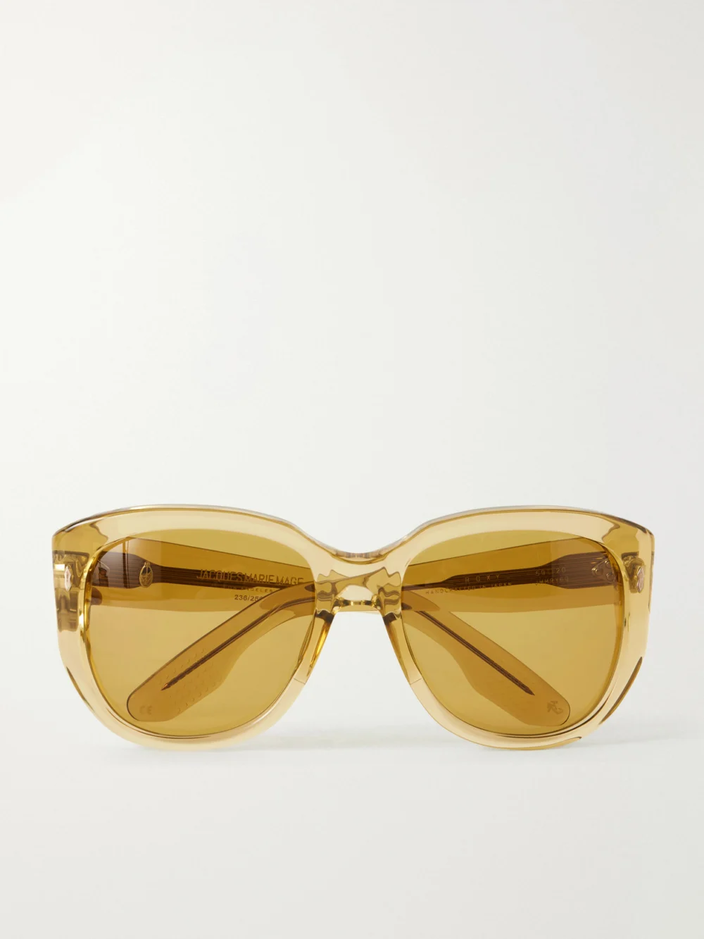 Jacques Marie Mage Roxy Oversized Round-frame Acetate Sunglasses in green