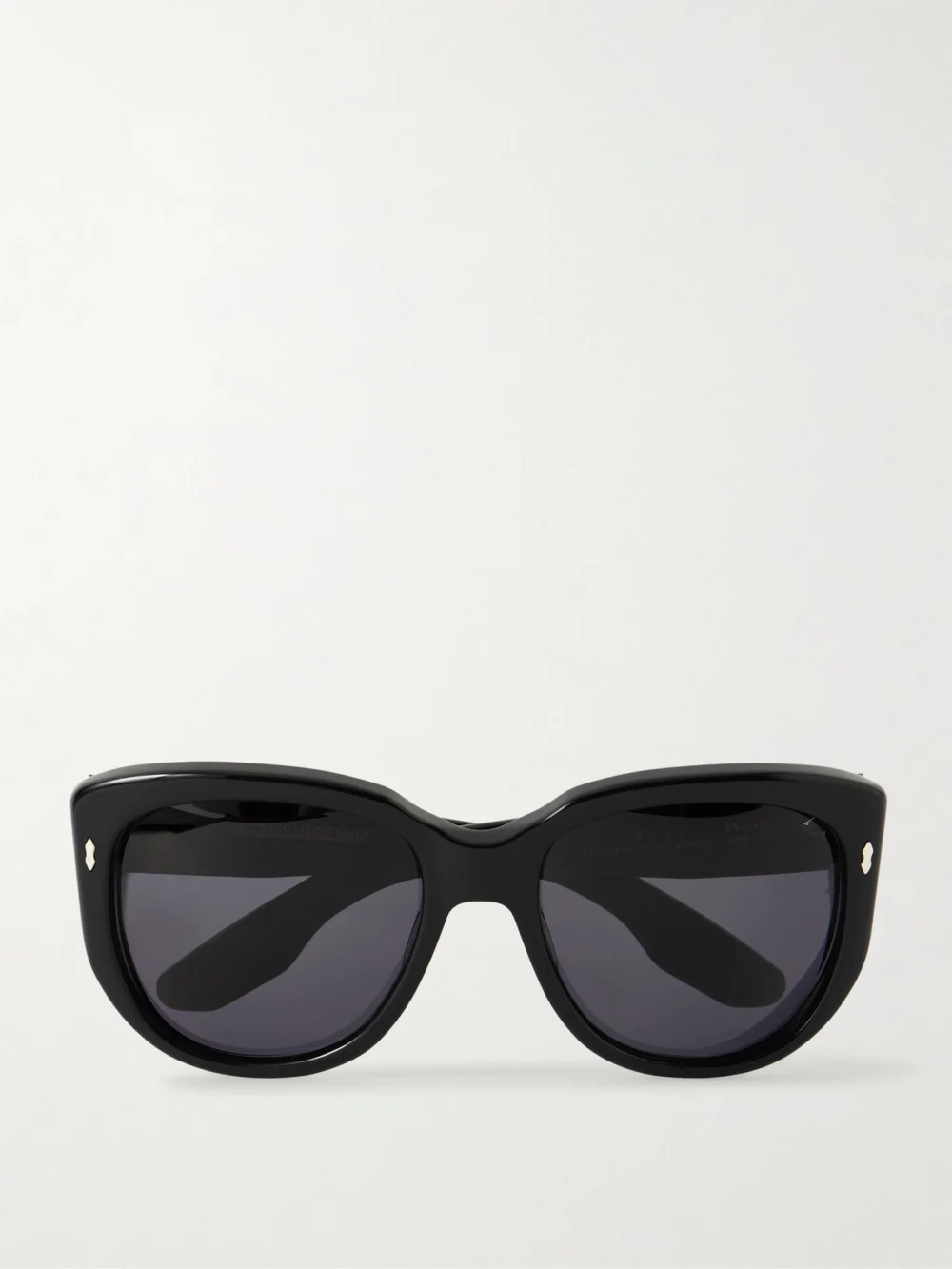 Jacques Marie Mage Roxy Round-frame Acetate Sunglasses in black