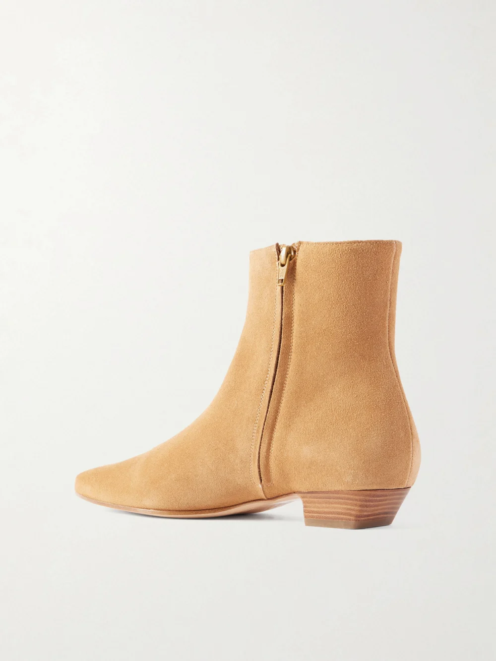 Back view of the Jamie Haller The Lennon Suede Ankle Boots