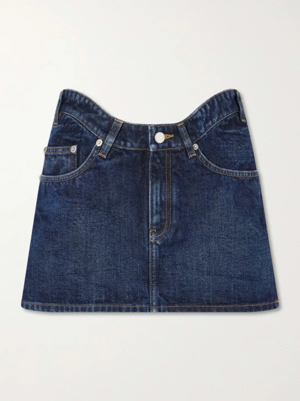 Jean Paul Gaultier Denim Mini Skirt