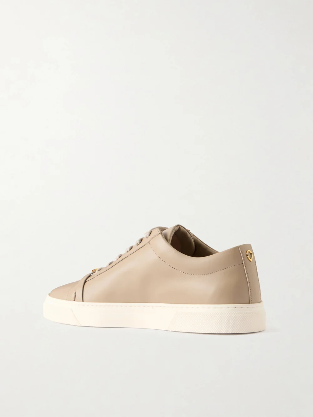 Back view of the Jennifer Chamandi Embellished Leather Sneakers