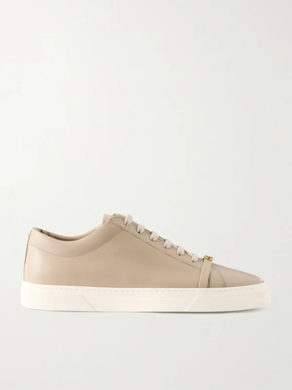 Jennifer Chamandi Embellished Leather Sneakers