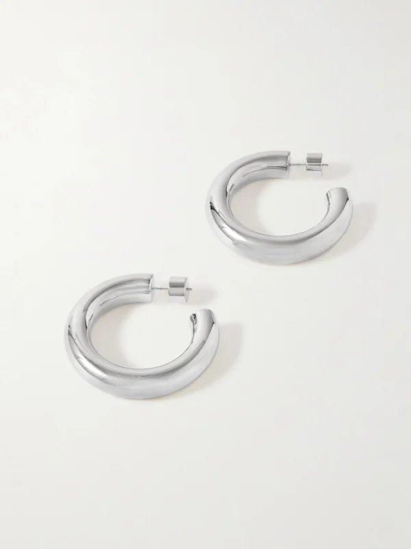 Jennifer Fisher Jamma Mini Silver-plated Hoop Earrings