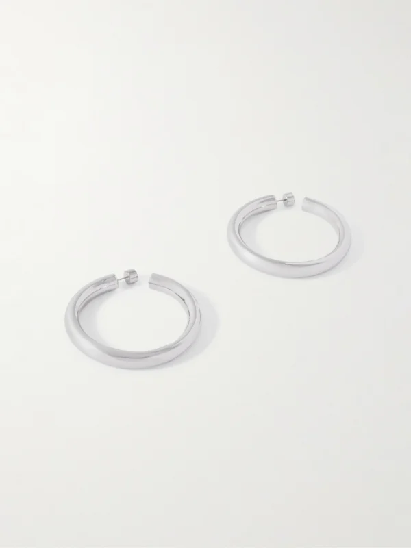 Jennifer Fisher Jamma Silver-plated Hoop Earrings