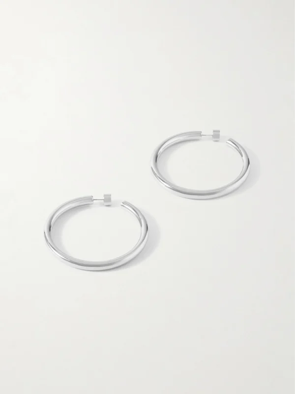 Jennifer Fisher Natasha Silver-plated Hoop Earrings