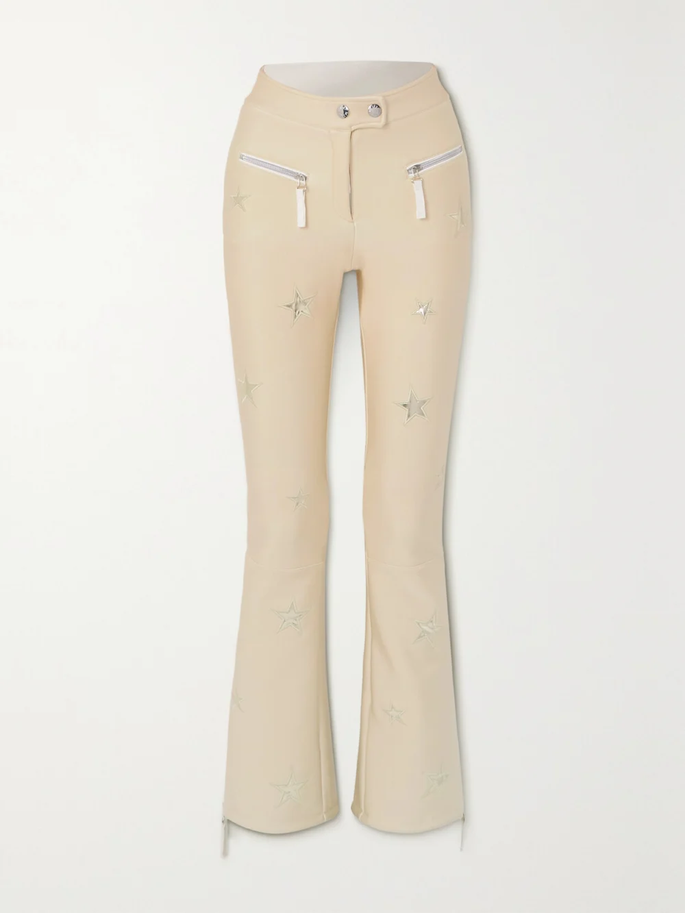 Jetset Acquarius Embroidered Ski Pants in ivory
