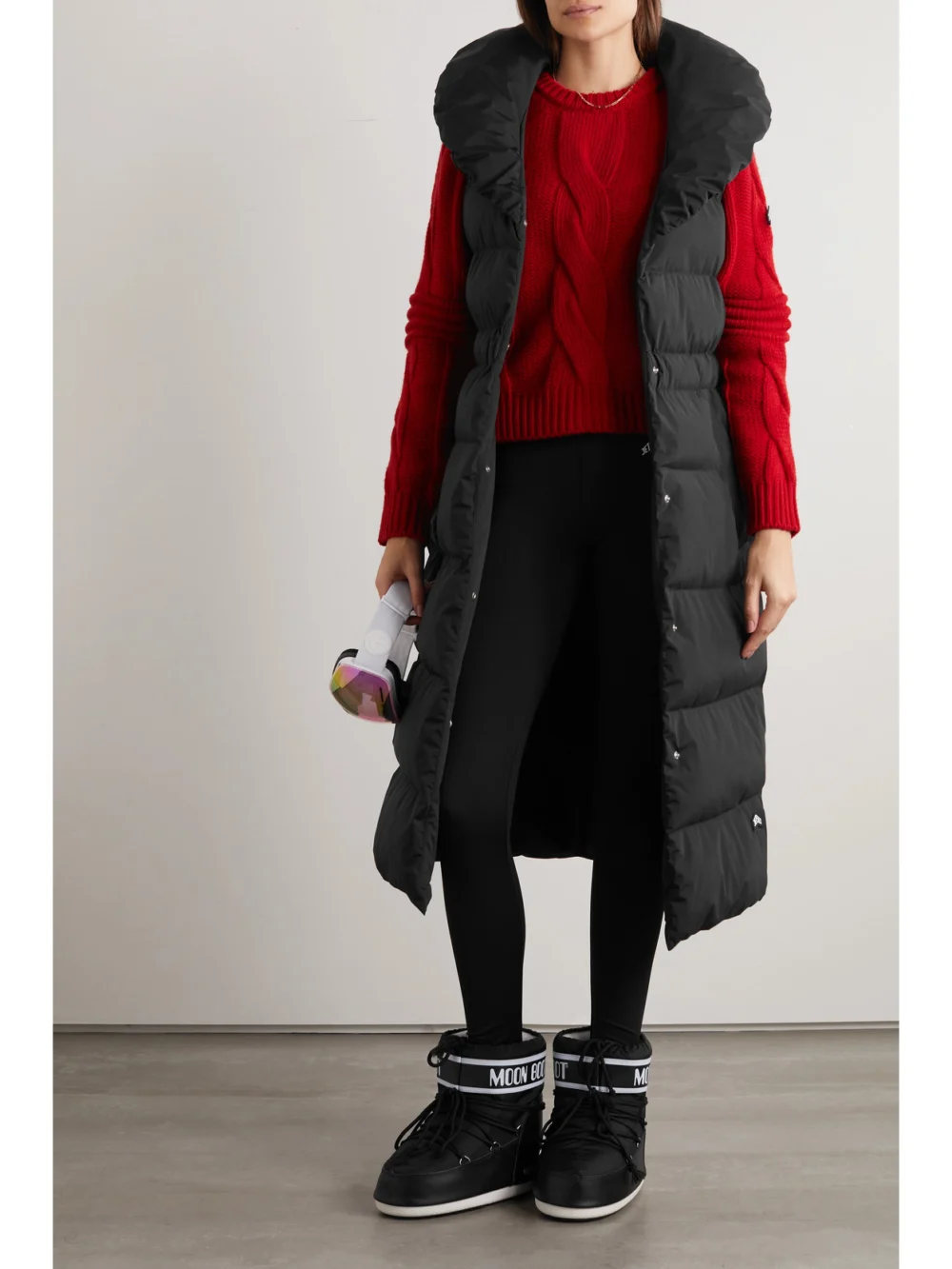 Jetset Gloria Padded Shell Vest, worn by a model
