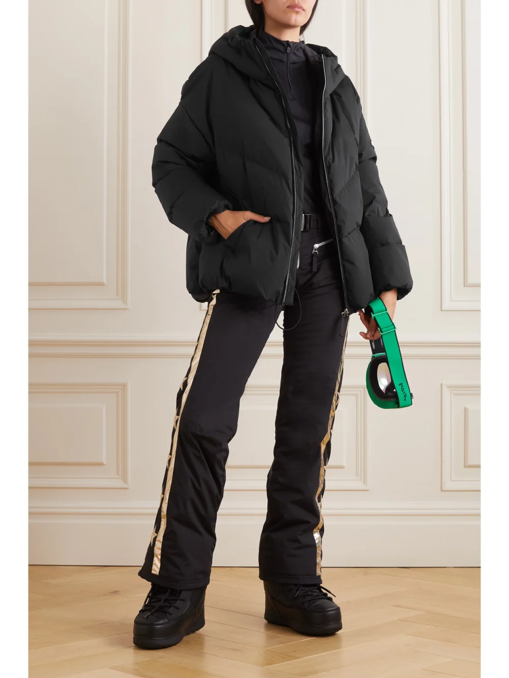 Jetset Khandro Oversized Hooded Ski Jacket, worn by a model
