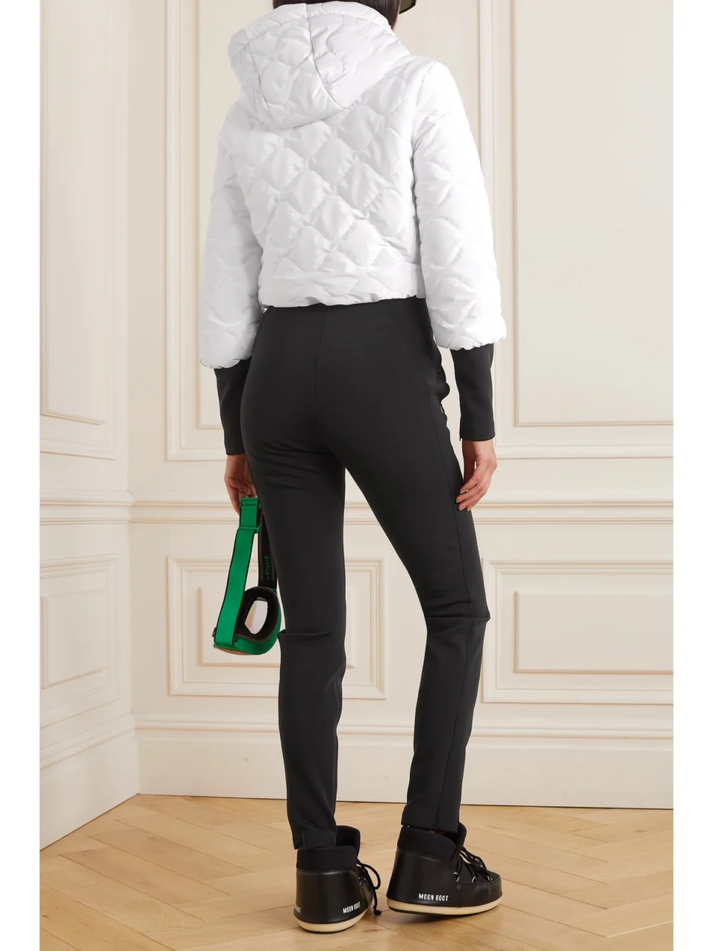 Back view of the Jetset Nevado Glam Convertible Ski Suit