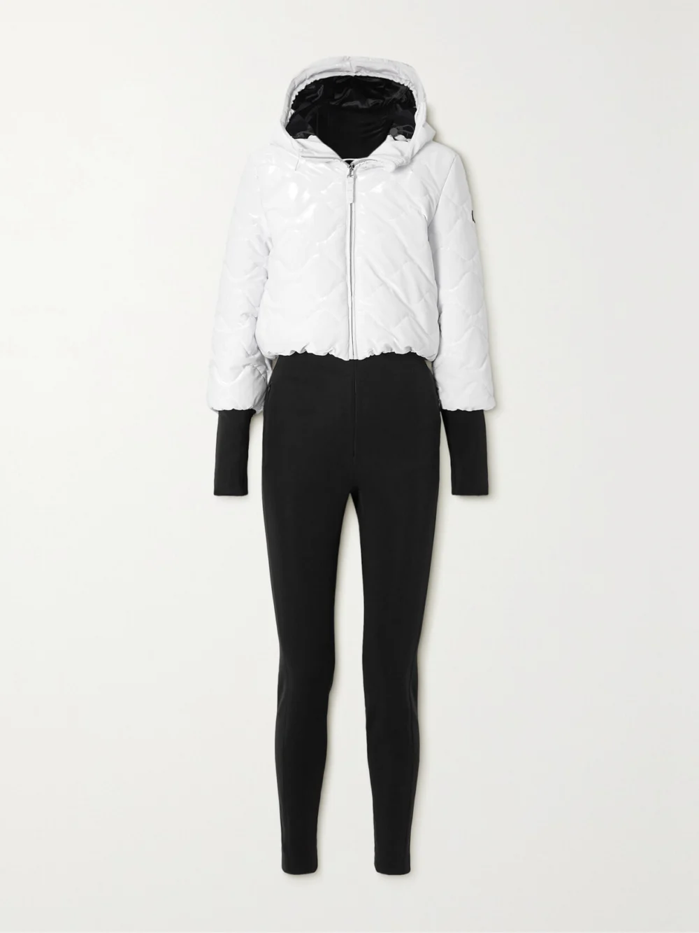 Jetset Nevado Glam Convertible Ski Suit in white