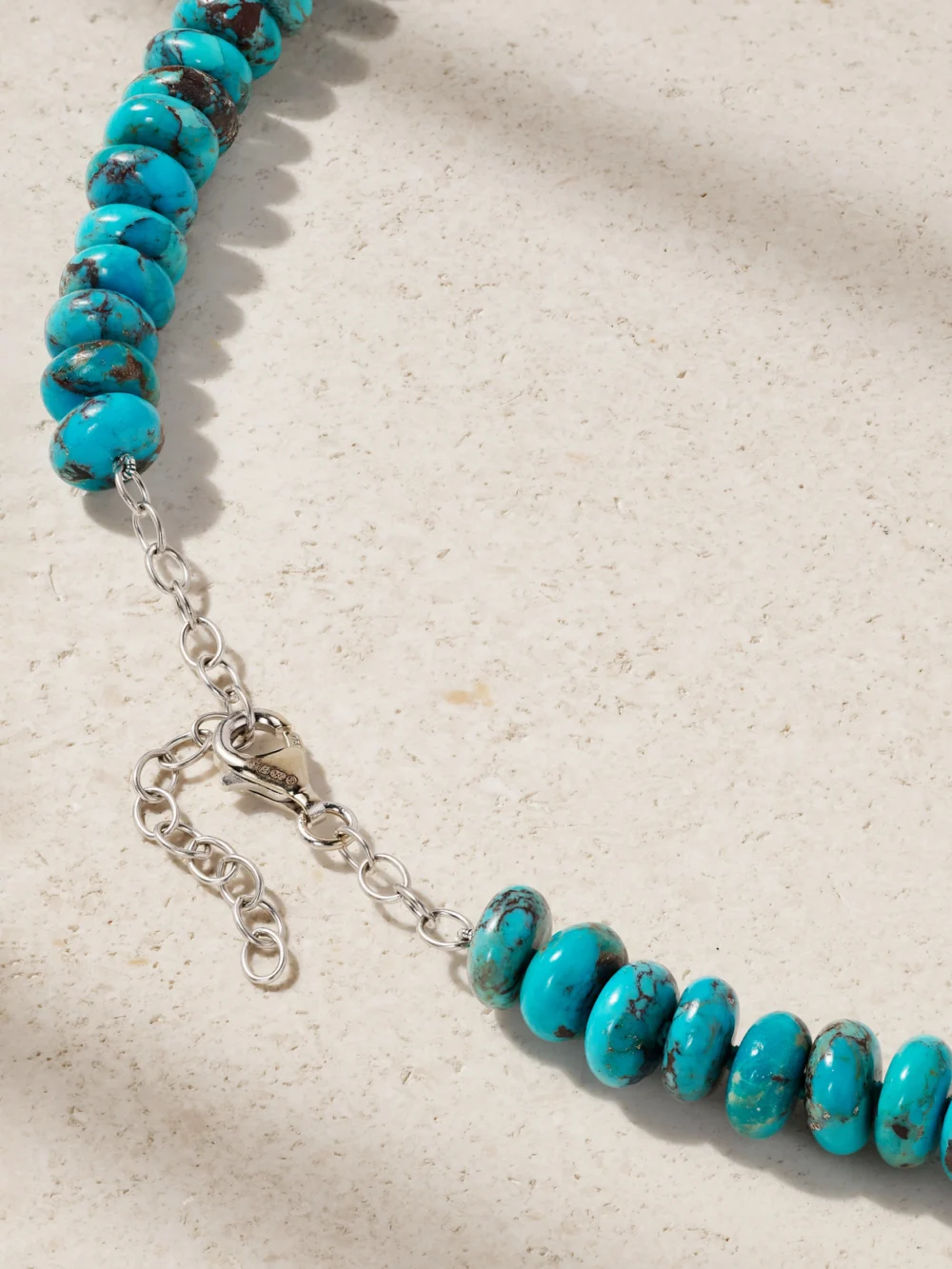 Back view of the Jia Jia Happy Buddha 14-karat Gold Multi-stone Necklace
