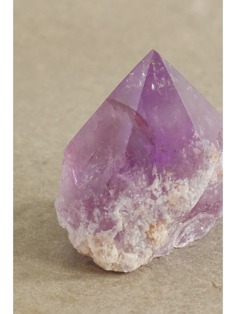Close-up detail of the JIA JIA Home Small Amethyst Point