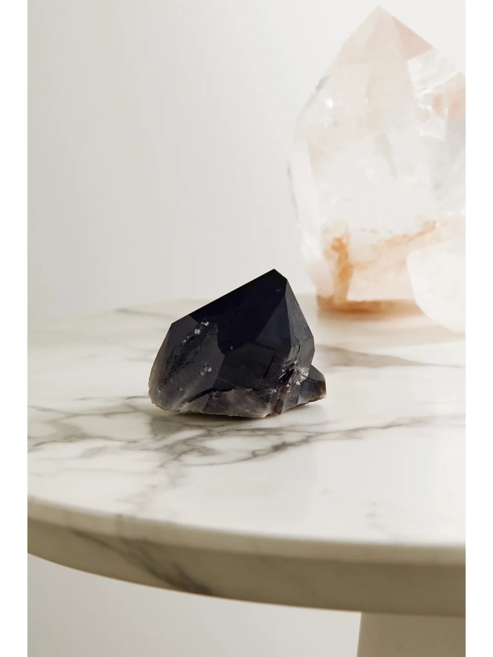 JIA JIA Home Smoky Quartz Crystal Point, styled view