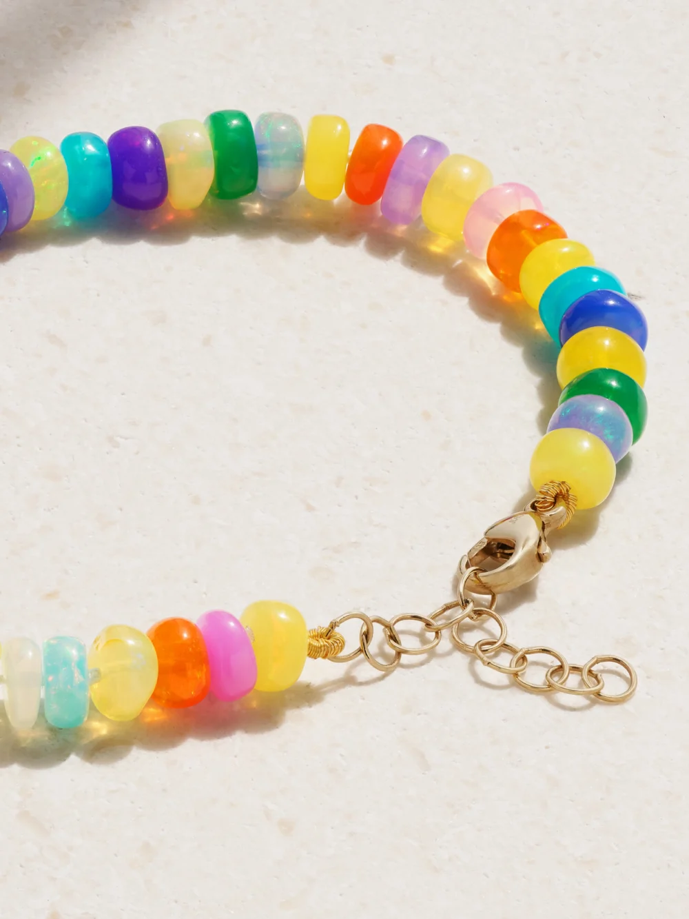 Back view of the Jia Jia Soleil Jumbo Gold Opal Bracelet
