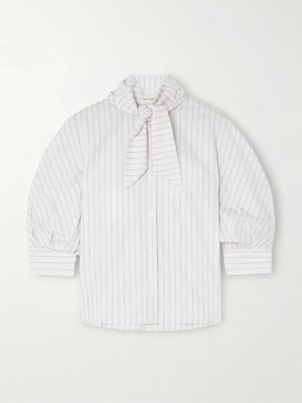 Kallmeyer Lilette Striped Cotton-poplin Shirt in white
