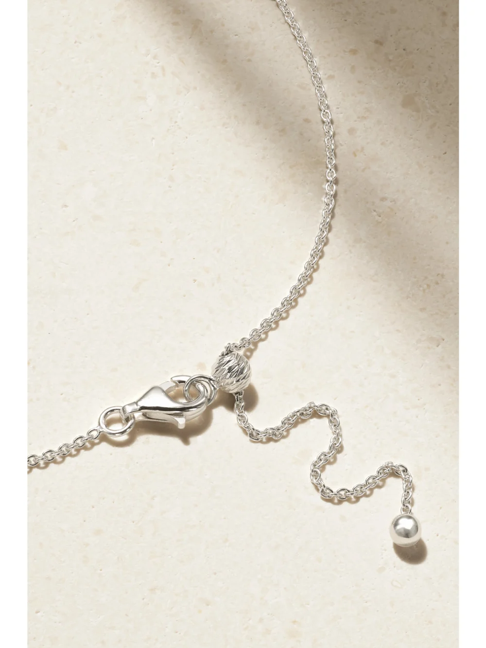 Back view of the Kamyen The Classic 18-karat White Gold Diamond Choker