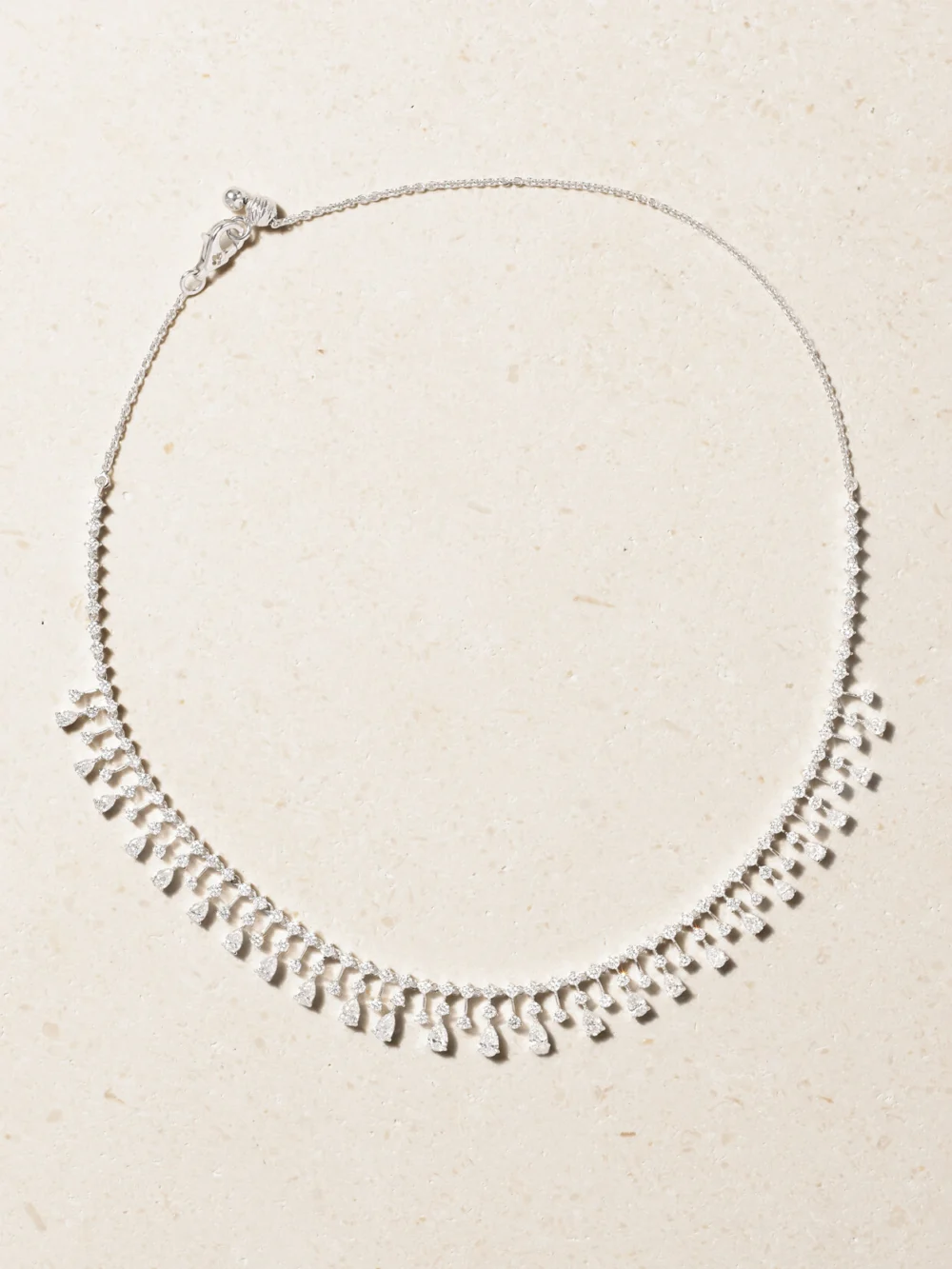 Kamyen The Classic 18-karat White Gold Diamond Choker