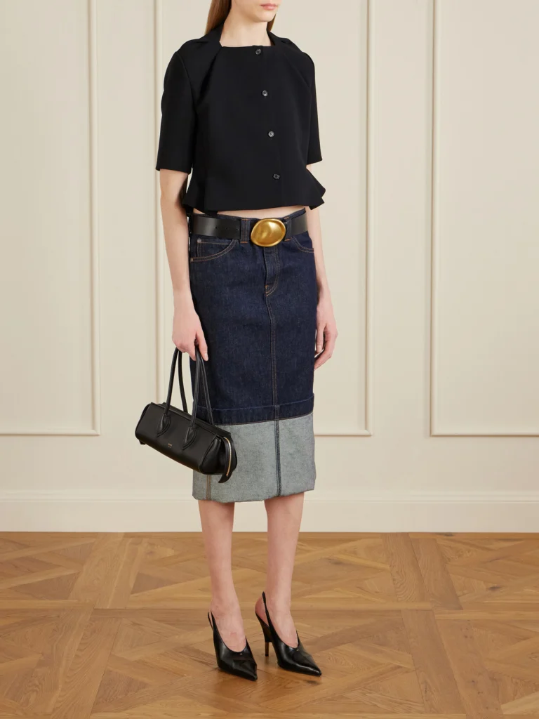 Khaite Donna Leather Shoulder Bag