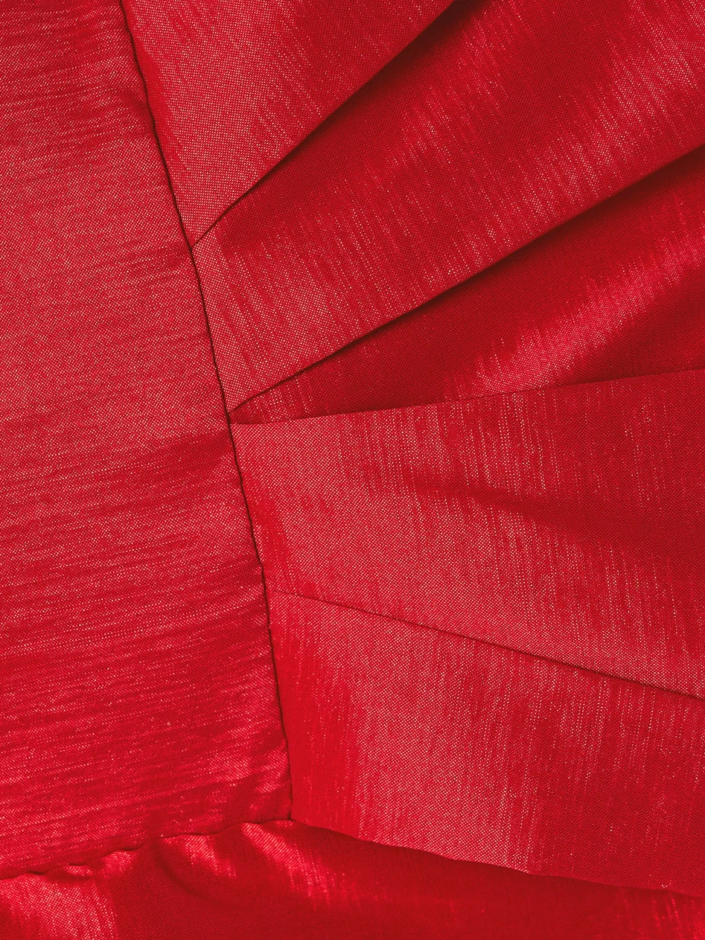 Close-up detail of the Kika Vargas Faye Strapless Bow-embellished Taffeta Top