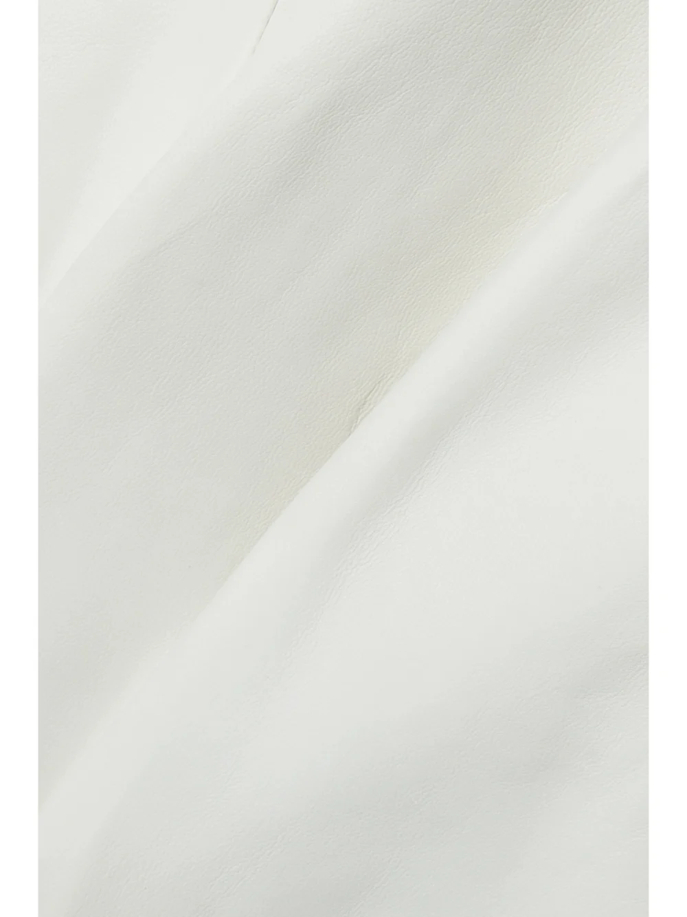 Close-up detail of the Lafayette 148 Myrtle Belted Pleated Leather Shorts