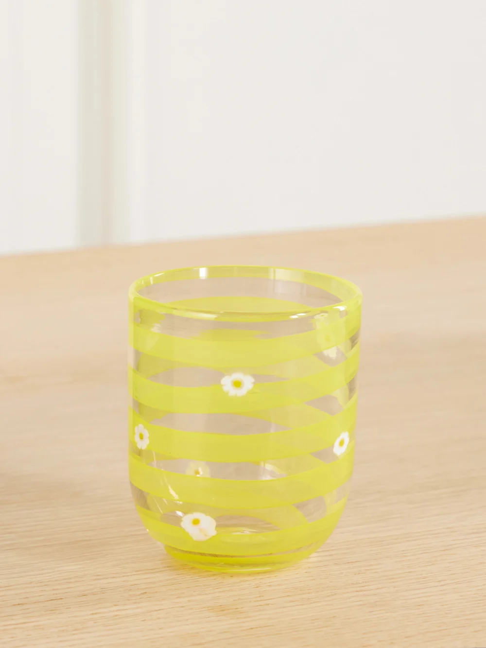 Laguna~B Margherite Medium Murano Glass in yellow