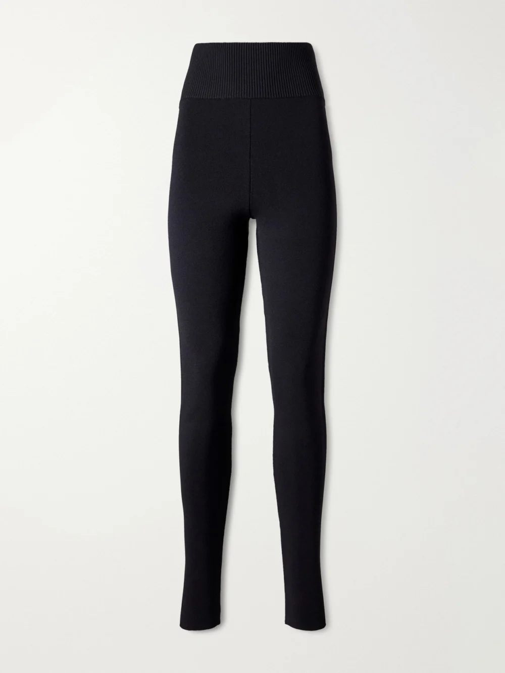 Lanvin Stretch-knit Leggings in black