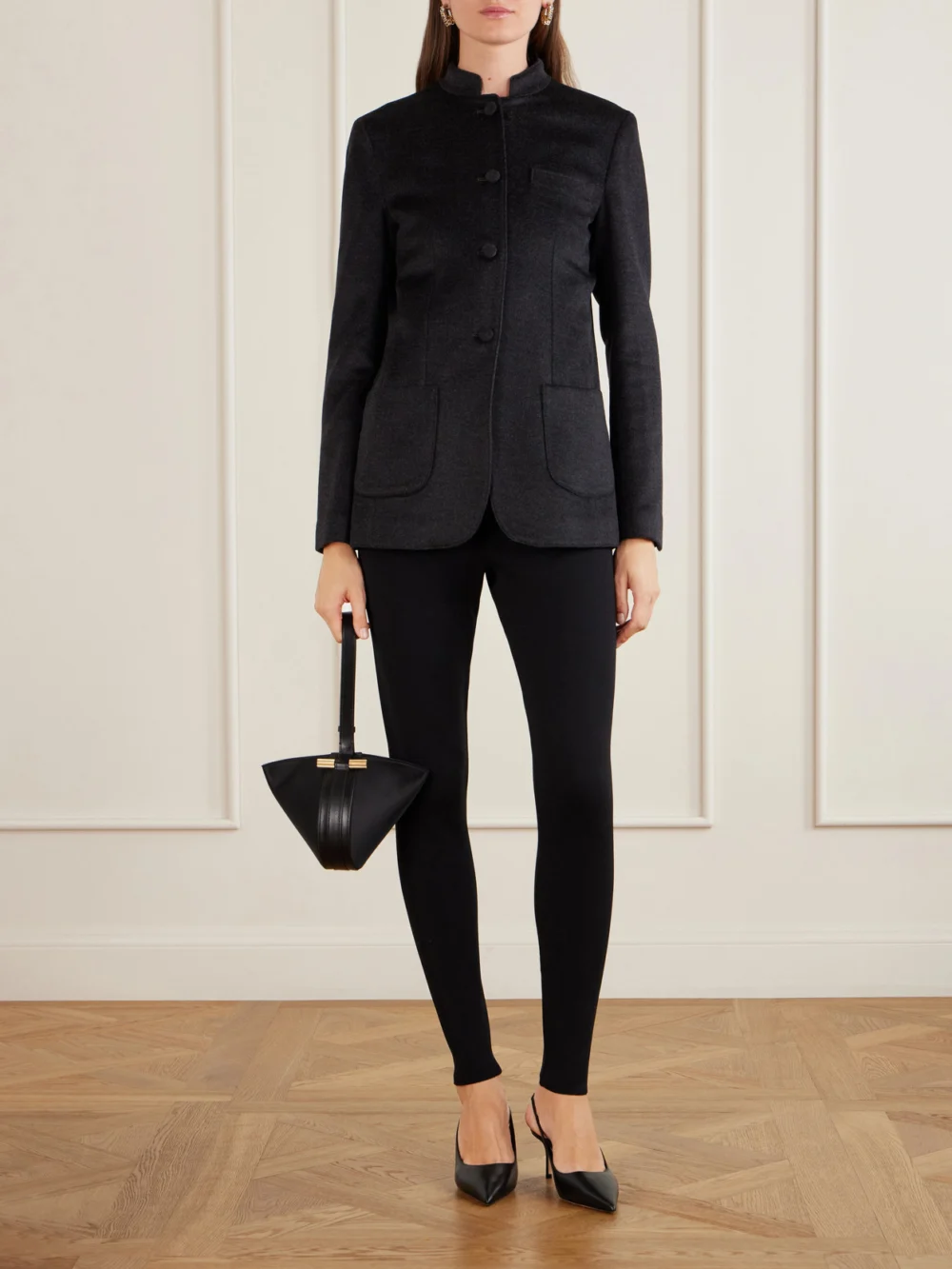 Lanvin Stretch-knit Leggings, worn by a model