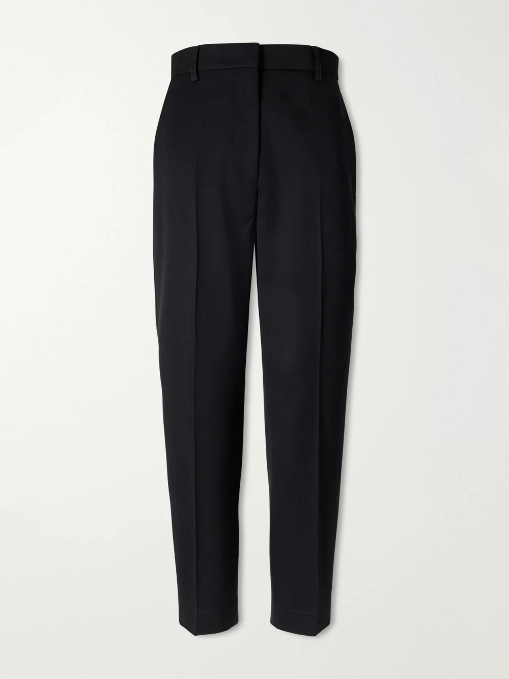 Lanvin Wool High-rise Straight-leg Pants in black
