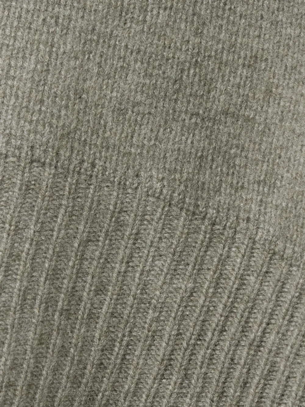 Close-up detail of the Le Kasha Nantes Organic Cashmere Turtleneck Sweater