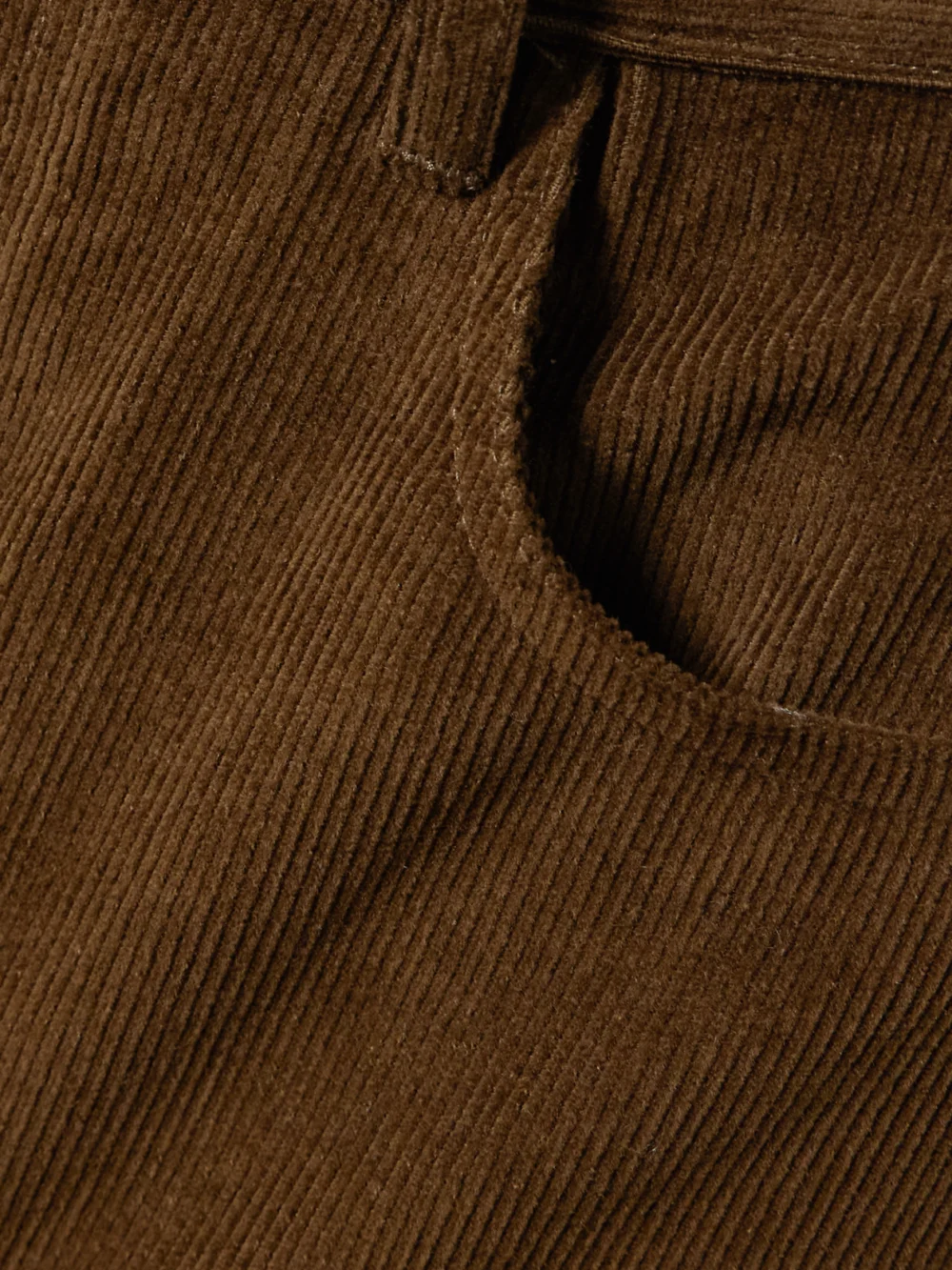 Close-up detail of the Le Kasha Vicence Cotton-corduroy Wide-leg Pants