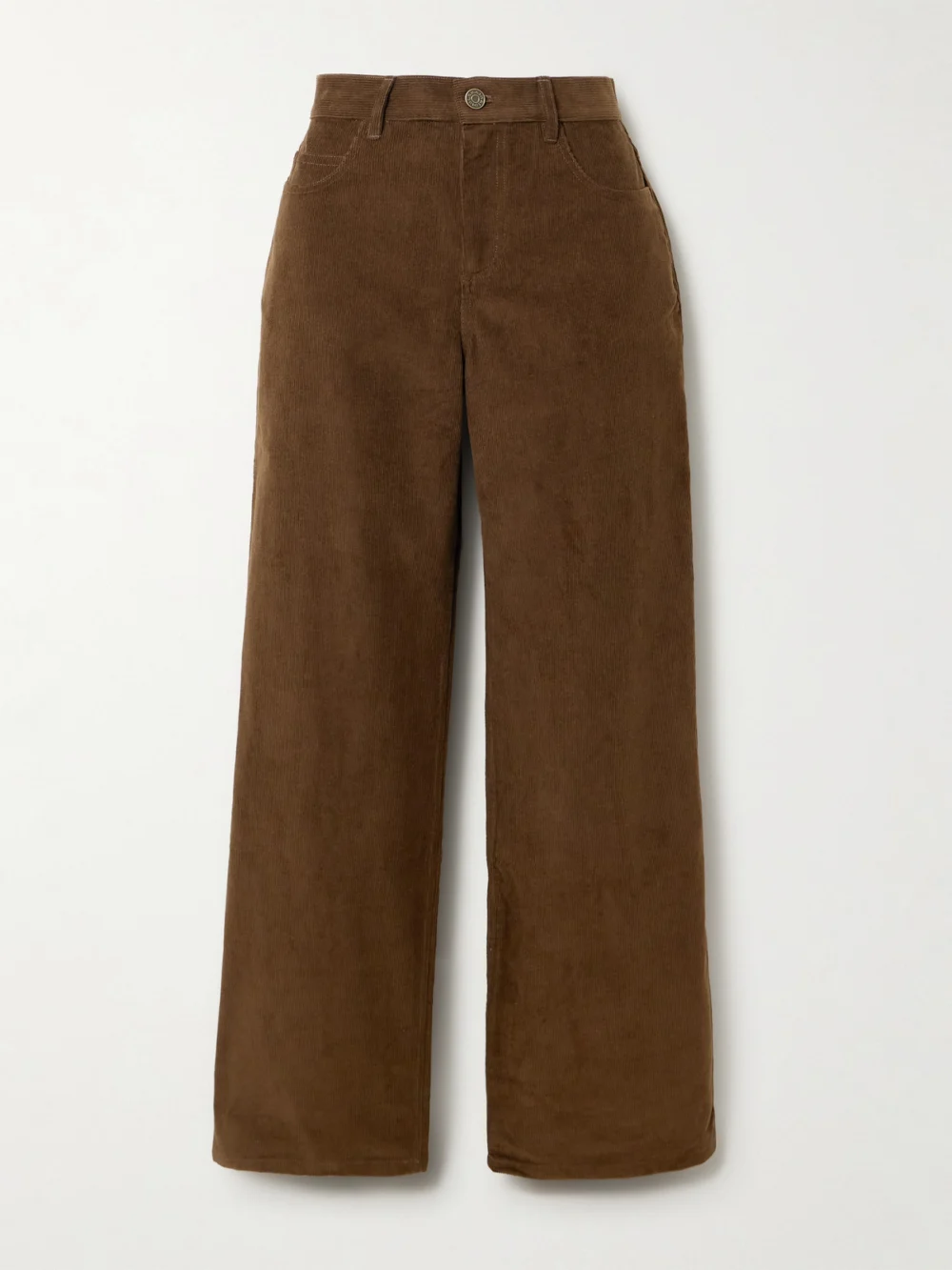 Le Kasha Vicence Cotton-corduroy Wide-leg Pants in brown