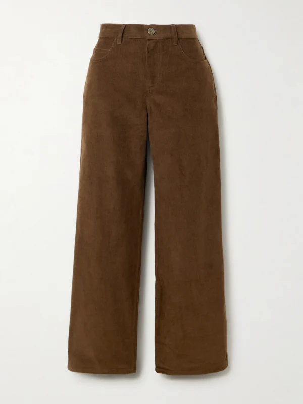 Le Kasha Vicence Cotton-corduroy Wide-leg Pants