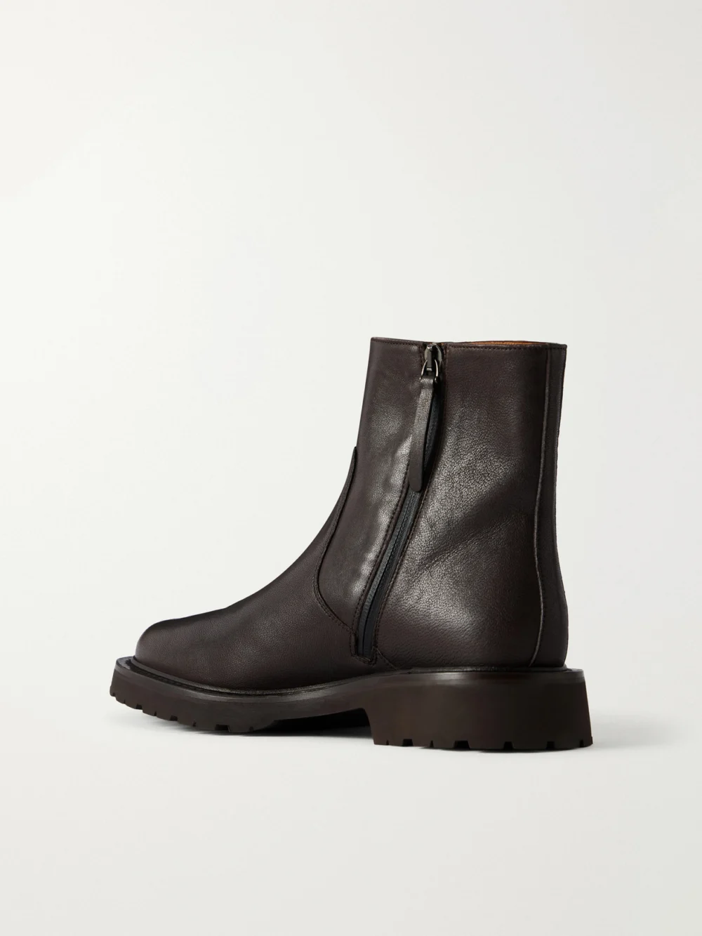 Back view of the Legres 61 Washed Leather Ankle Boots