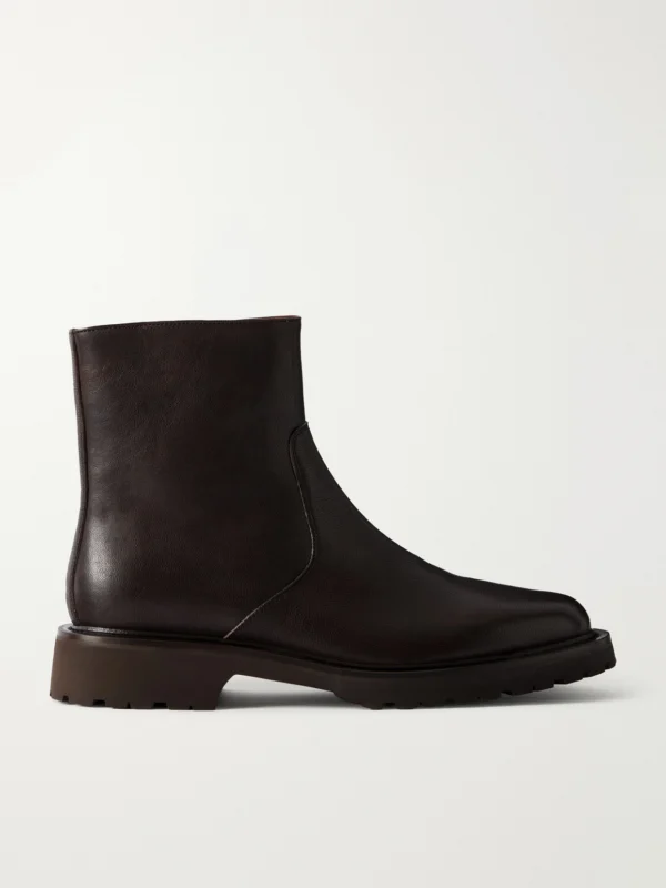 Legres 61 Washed Leather Ankle Boots