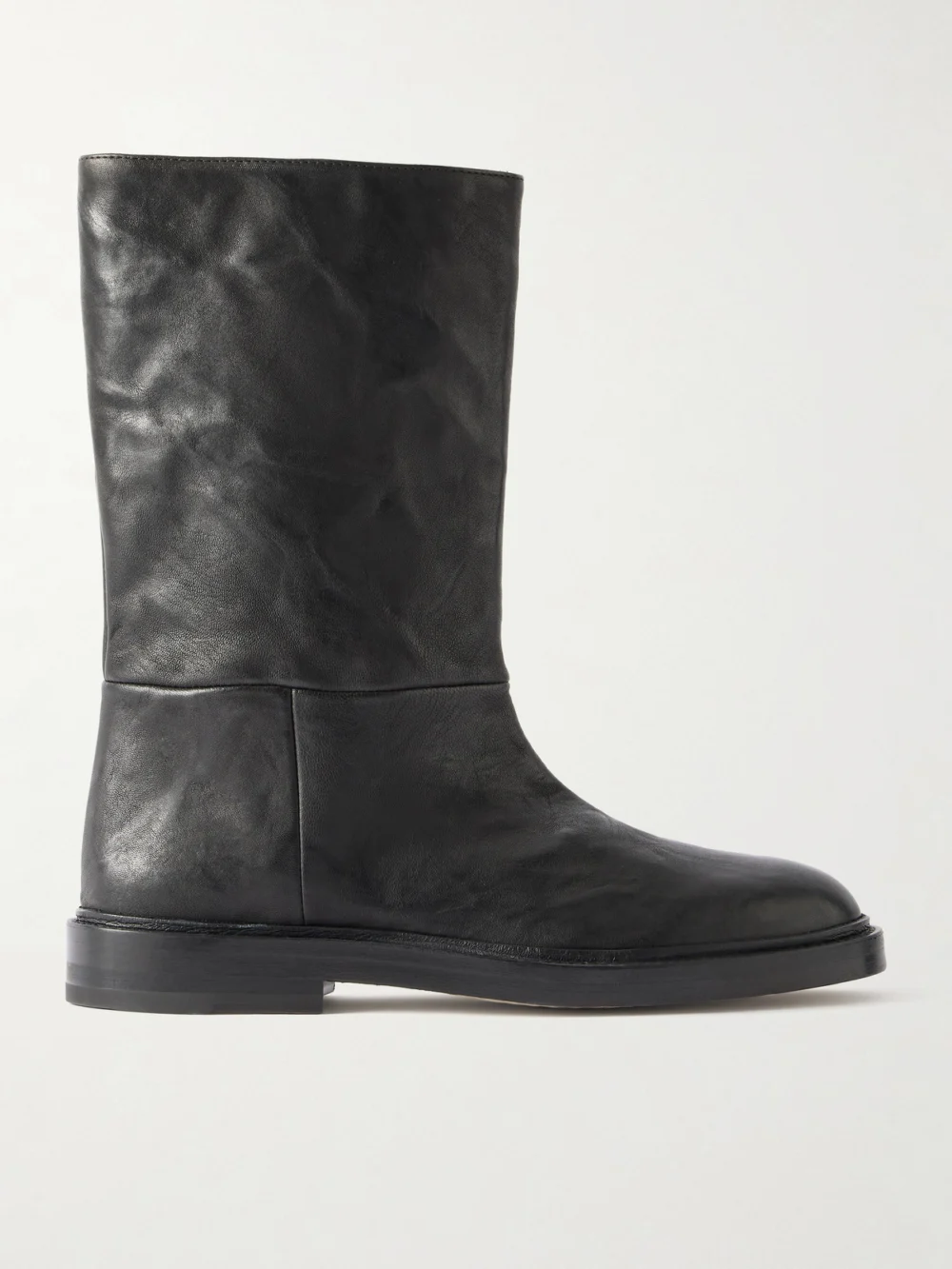 Legres Model 60 Leather Ankle Boots in black