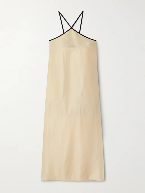 Liberowe Helena Linen-blend Midi Dress