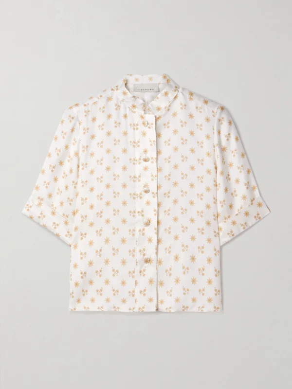 Liberowe Josette Floral-print Twill Shirt