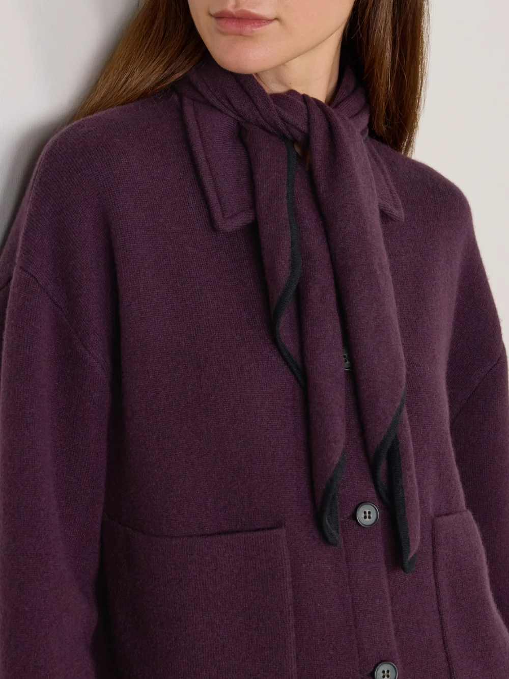 Lisa Yang Chelsea Cashmere Scarf, styled view