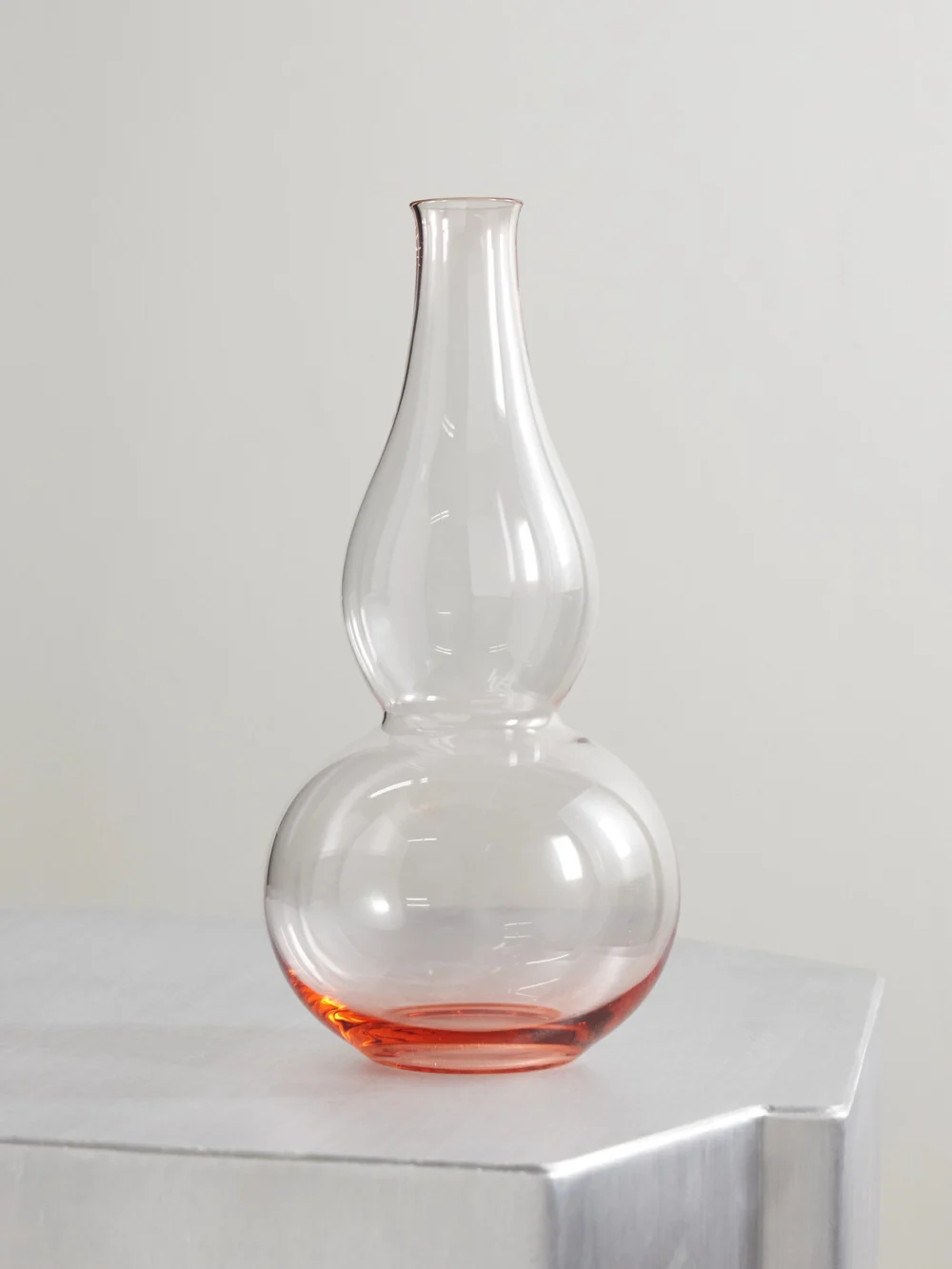 Lobmeyr Flower Crystal Glass Vase in clear