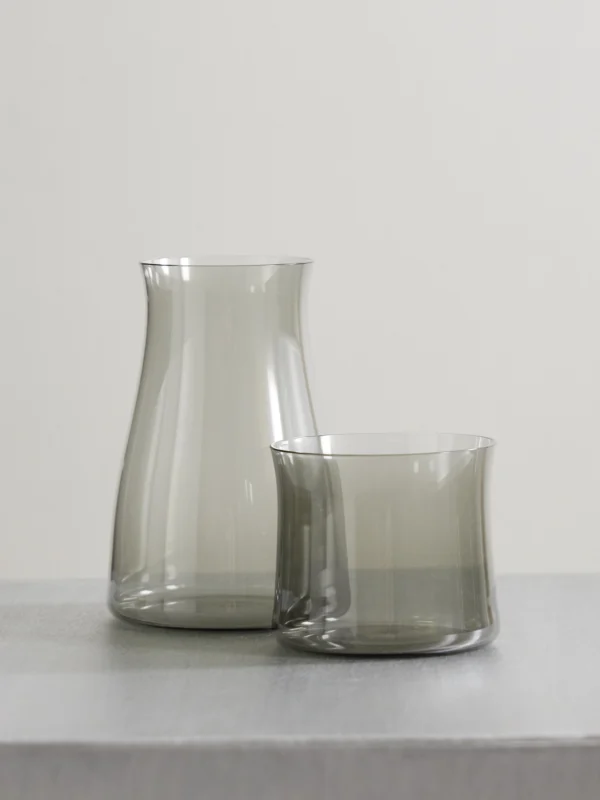 Lobmeyr Night Crystal Glass Decanter and Tumbler Set