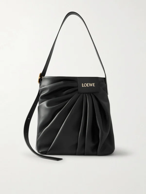 Loewe Featherlight Gathered Leather Tote