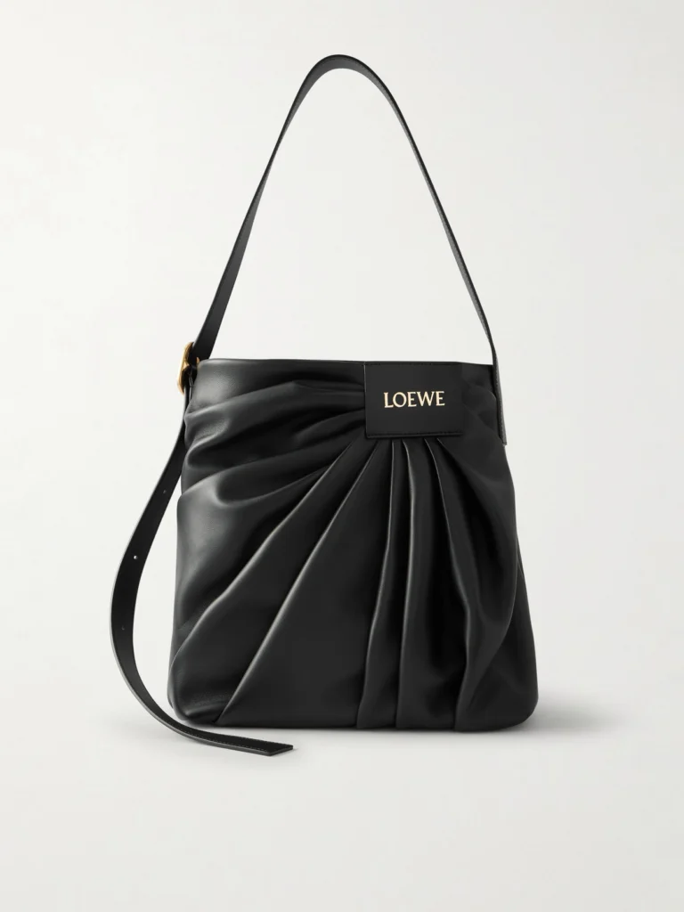 Loewe Featherlight Gathered Leather Tote
