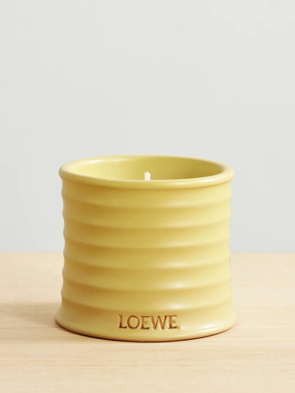 Loewe Perfumes Honeysuckle Small Scented Candle, 170g in yellow