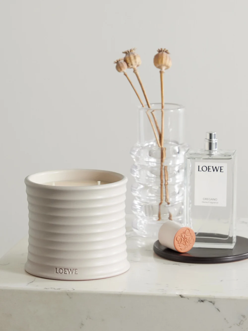 Loewe Perfumes Oregano Medium Scented Candle, 610g, styled view