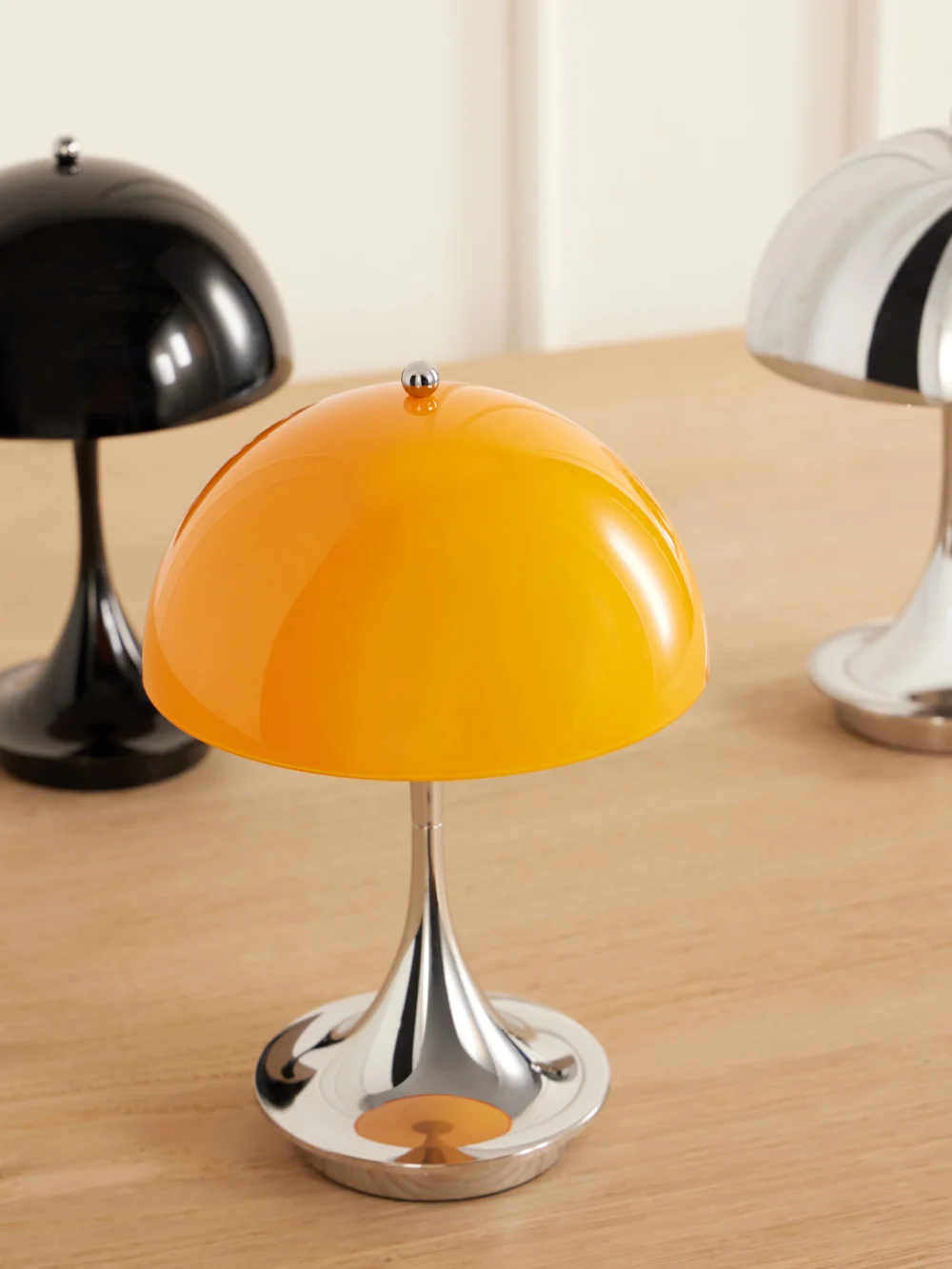 Louis Poulsen Panthella 160 Portable Table Lamp, styled view