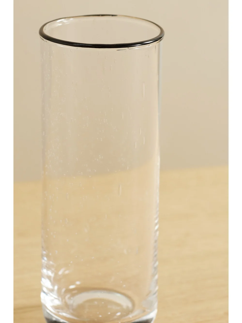 Close-up detail of the Louise Roe + Sophia Roe S.r. Collection Tall Set of Four Glasses
