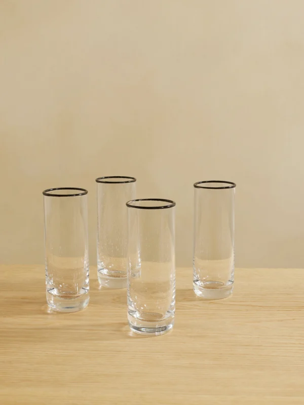 Louise Roe + Sophia Roe S.r. Collection Tall Set of Four Glasses
