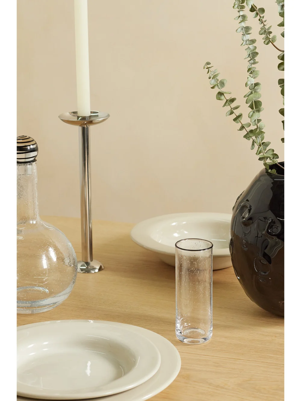 Louise Roe + Sophia Roe S.r. Collection Tall Set of Four Glasses, styled view